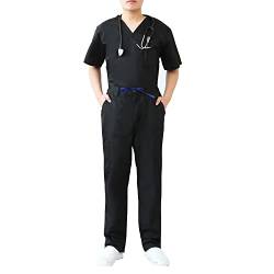 WORK IDEA Herren Kasack Pflege Uniform mit Männer Schrubb Set Oberteil und Hose von WORK IDEA