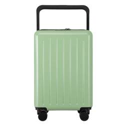 WOSHIXIAOKEAI Reisekoffer Breiter Trolley-Koffer, Studentenkoffer, 24-Zoll-Universal-Silent-Wheel-Mode-Passwort-Box for Herren Und Damen Koffer(Green) von WOSHIXIAOKEAI