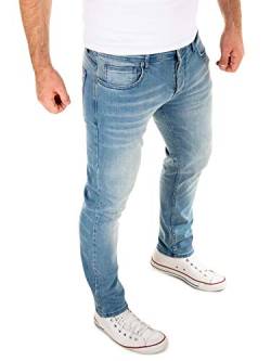 WOTEGA Alistar - Herrenjeans Slim Fit - Stretch Jeans Hose - Baumwoll Männer Jeanshose, Blau (Captains Blue 184020), W33/L30 von WOTEGA