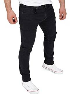 WOTEGA - Alistar Jeanshose Slim Fit - Jeans Herren Stretch - Männer Hose, Schwarz (Black Meteorite 2R194008), W34/L36 von WOTEGA