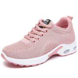 WOWEI Damen Sneaker Atmungsaktiv Laufschuhe Damen Turnschuhe Schnürer Leichte Stoßfest Mode Sportschuhe Walkingschuhe Straßenlaufschuhe Outdoor Athletisch Sneaker (Lauf-T19, 39EU) von WOWEI