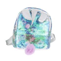 WRITWAA 3 STK Einhorn Rucksack Pailletten-Einhorn-Rucksack Reisetasche für Kinder Rattenleinen reisetaschen schultüte Büchertasche Seesäcke für unterwegs Leichter Rucksack Kindertasche Pu von WRITWAA