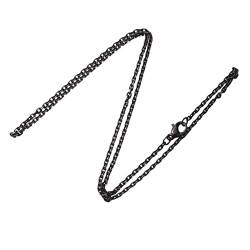 WRITWAA 5st Halskette Einfach Herrenanhänger Anhänger Für Männer Damen Halskette Schwarze Halsbandkette Halskette Mit Kabelkette Schwarze Halskette Für Männer Damenhalskette Black von WRITWAA