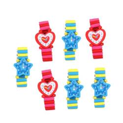 WRITWAA 7St Uhr aus Holz Kinderuhr kinder spielset elektronische Uhr für Jungen Spielzeuge Spielsachen anschauen armbanduhr kinder watch gefälschtes Uhrenspielzeug Uhrarmband hölzern von WRITWAA