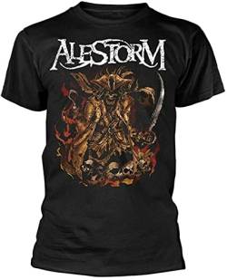 Alestorm We Are Here to Drink Your Beer Men T Shirt Black von WSVSW