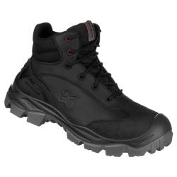 WÜRTH MODYF Sicherheitsstiefel S3S Build-X in schwarz - bequeme Arbeitsschuhe für Herren und Damen - metallfrei & wasserabweisend - in Größe 41 von WÜRTH MODYF