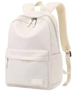 WUTIANBAO Laptoptasche Laptop Bag Leichter, Lässiger Laptop-Rucksack Für 17,7 Zoll, Wasserfest, Rucksack Für Den Täglichen Gebrauch Für Damen Laptop Tasche(White) von WUTIANBAO