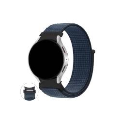 Lückenloses Nylonband for Samsung Galaxy Watch 6 4 Classic 5 Pro 44 mm 40 mm 47 mm 43 mm 20 mm Sport-Loop-Armband Galaxy Watch 6 Strap(Midnight,For Galaxy Watch 6 40mm 44mm) von WUURAA