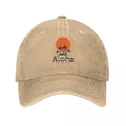 WVVCXCC Baseballkappe Unisex und modisch Aloha Hawaii Design Kappe Cowboy Hut Mann Mützen Sport Mützen Hut Luxus Angelmützen Frauen Hüte Männer Sport Outdoor-Geschenke von WVVCXCC