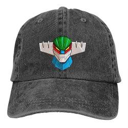 WVVCXCC Baseballkappe Unisex und modisch Gesicht Baseballkappe Männer Hüte Frauen Visierschutz Snapback Koutetsu Jeeg Infinitismus Roboter Anime Kappen Sport Outdoor-Geschenke von WVVCXCC