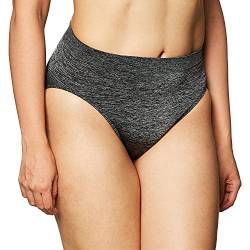 Wacoal Damen B-Smooth hi Cut Brief Slip, Charcoal Heather, Medium von Wacoal