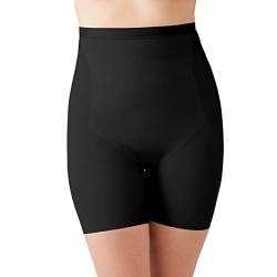 Wacoal Damen Gerade Form Offenbarung Hohe Taille Shaper Oberschenkel-Shapewear, Schwarz, X-Large von Wacoal