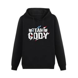Team Cody Rhodes Men Cartoon Hoodie Unisex Sweatshirt Casual Pullover Hooded Black XL von Wahre