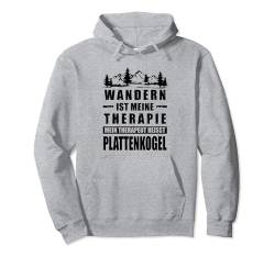 Plattenkogel Berg Gipfelkreuz Berghütte Pullover Hoodie von Wandern Natur Berge Spruch Lieblingsberg Gipfel