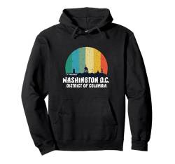 Sehenswürdigkeiten der Skyline von Washington DC auf dem Capitol Hill Pullover Hoodie von Washington DC Souvenir Clothing Apparel