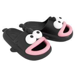 Watwass Lustige Hausschuhe Damen Flach Slide Sandalen Jungen Cartoon Badeschuhe Süß Tiere Slipper Herren 35-44 von Watwass