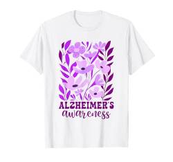 Tragen Sie Purple Alzheimer's Awareness Demenz T-Shirt von We Wear Purple Alzheimer's Awareness Gifts