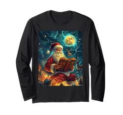 Weihnachtsmann Rentier Deko Frauen Männer Kinder Weihnachten Langarmshirt von Weihnachten Damen Weihnachtsmann Outfit Herren