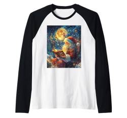 Weihnachtsmann Rentier Deko Frauen Männer Kinder Weihnachten Raglan von Weihnachten Damen Weihnachtsmann Outfit Herren