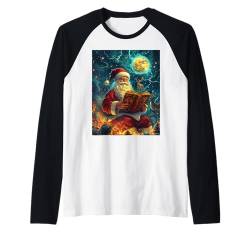 Weihnachtsmann Rentier Deko Frauen Männer Kinder Weihnachten Raglan von Weihnachten Damen Weihnachtsmann Outfit Herren