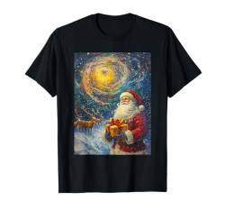 Weihnachtsmann Rentier Deko Frauen Männer Kinder Weihnachten T-Shirt von Weihnachten Damen Weihnachtsmann Outfit Herren