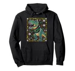 Weihnachten Dino T-Rex Dinosaurier Christmas Kleidung Trex Pullover Hoodie von Weihnachten Dinosaurier Tshirt Dino Ugly Christmas