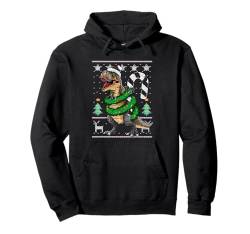 Weihnachten Dino T-Rex Dinosaurier Christmas Kleidung Trex Pullover Hoodie von Weihnachten Dinosaurier Tshirt Dino Ugly Christmas