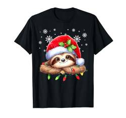 Faultier Weihnachten Familien Outfit Kinder Weihnachts T-Shirt von Weihnachten Familie Herren Damen Kinder Bekleidung