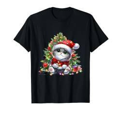 Katze Weihnachten, Katzen Weihnachtsmann Kostüm, Weihnachts T-Shirt von Weihnachten Familie Herren Damen Kinder Bekleidung