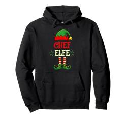 Chef Elfe Kostüm für Weihnachten Familien Partnerlook Pullover Hoodie von Weihnachten Familien Partnerlook Outfit Shop