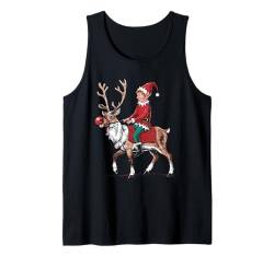 Weihnachten Geschenk Elfen Elf Ugly Christmas Sweater Xmas Tank Top von Weihnachten Geschenk Elf Elfen Christmas Xmas