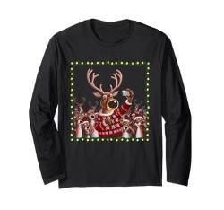 Weihnachten Geschenk Ugly Christmas Sweater Xmas Rentier Langarmshirt von Weihnachten Geschenk Herren Damen Christmas Xmas