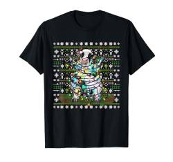 Weihnachten Kuh Cow Ugly Christmas Sweater Xmas Santa Claus T-Shirt von Weihnachten Geschenk Herren Damen Christmas Xmas