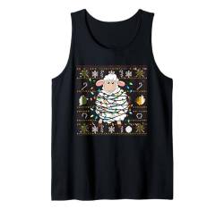 Weihnachten Schaf Ugly Christmas Sweater Xmas Santa Claus Tank Top von Weihnachten Geschenk Herren Damen Christmas Xmas