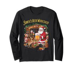 Bier Ugly Christmas Sweater Weihnachten Santa Claus Xmas Langarmshirt von Weihnachten Tshirt Bier Herren Damen Christmas