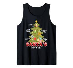 Weihnachten Kostüm SANTA'S SNACK LIST Lustiges Kinder Tank Top von Weihnachts Geschenke Kinder Weihnachten Kostüm