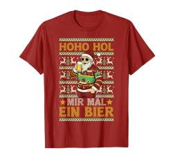 Hoho Hol Mir Mal Ein Bier- Lustiges Weihnachts T-Shirt von Weihnachtsdeko & Outfits