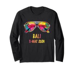 Bali X-Mas 2024 Sonnenbrillendesign, Weihnachten Langarmshirt von Weihnachtsferien