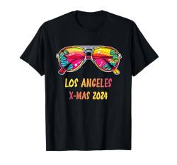 Los Angeles X-Mas 2024 Sonnenbrillendesign, Weihnachten T-Shirt von Weihnachtsferien