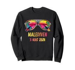 Malediven X-Mas 2024 sunglasses design, Christmas Sweatshirt von Weihnachtsferien