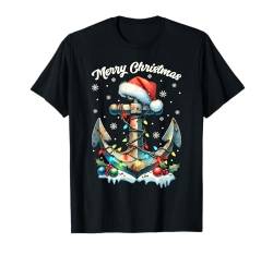 Weihnachtsoutfit Anker Weihnachts Pyjama Outfit Oberteil T-Shirt von Weihnachtsgeschenke & Weihnachtspullover