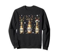 Weihnachtsoutfit Bierflaschen Weihnachts Party Outfit Bier Sweatshirt von Weihnachtsgeschenke & Weihnachtspullover