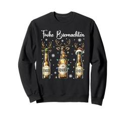 Weihnachtsoutfit Bierflaschen Weihnachts Party Outfit Bier Sweatshirt von Weihnachtsgeschenke & Weihnachtspullover