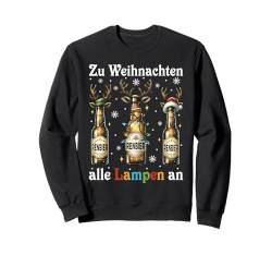 Weihnachtsoutfit Bierflaschen Weihnachts Party Outfit Bier Sweatshirt von Weihnachtsgeschenke & Weihnachtspullover