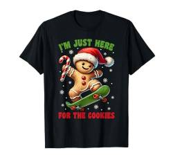 Weihnachtsoutfit Lebkuchenmännchen Lebkuchen Skateboard T-Shirt von Weihnachtsgeschenke & Weihnachtspullover