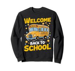 Welcome Back To School Lustiger Busfahrer Einschulung Sweatshirt von Welcome Back To School Bus Driver Squad School Tee