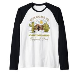 Willkommen im Canyonlands National Park Cactus Desert Mountain Raglan von Welcome To Canyonlands National Park Cactus Desert