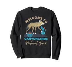 Willkommen im Canyonlands National Park Cactus Desert Mountain Sweatshirt von Welcome To Canyonlands National Park Cactus Desert