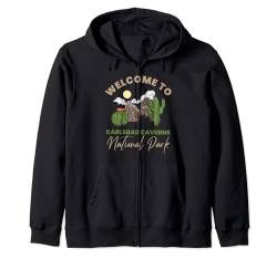 Willkommen im Carlsbad Caverns National Park Cactus Desert Kapuzenjacke von Welcome To Carlsbad Caverns National Park Cactus