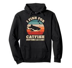 Flathead Noodling I fish for Catfish Wels Angeln Waller Fang Pullover Hoodie von Wels Angeln Geschenk Waller Angeln Flathead Fisch